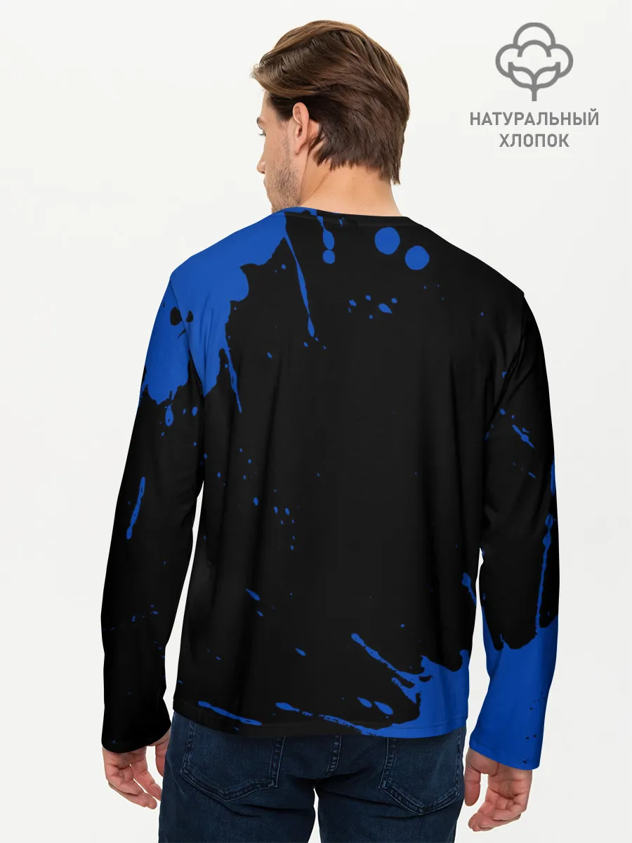 Мужской лонгслив базовый / BARCELONA / БАРСЕЛОНА