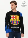 Мужской лонгслив базовый / BARCELONA / БАРСЕЛОНА