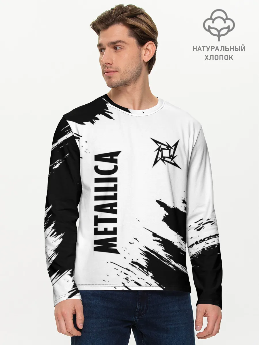 Мужской лонгслив базовый / METALLICA / МЕТАЛЛИКА