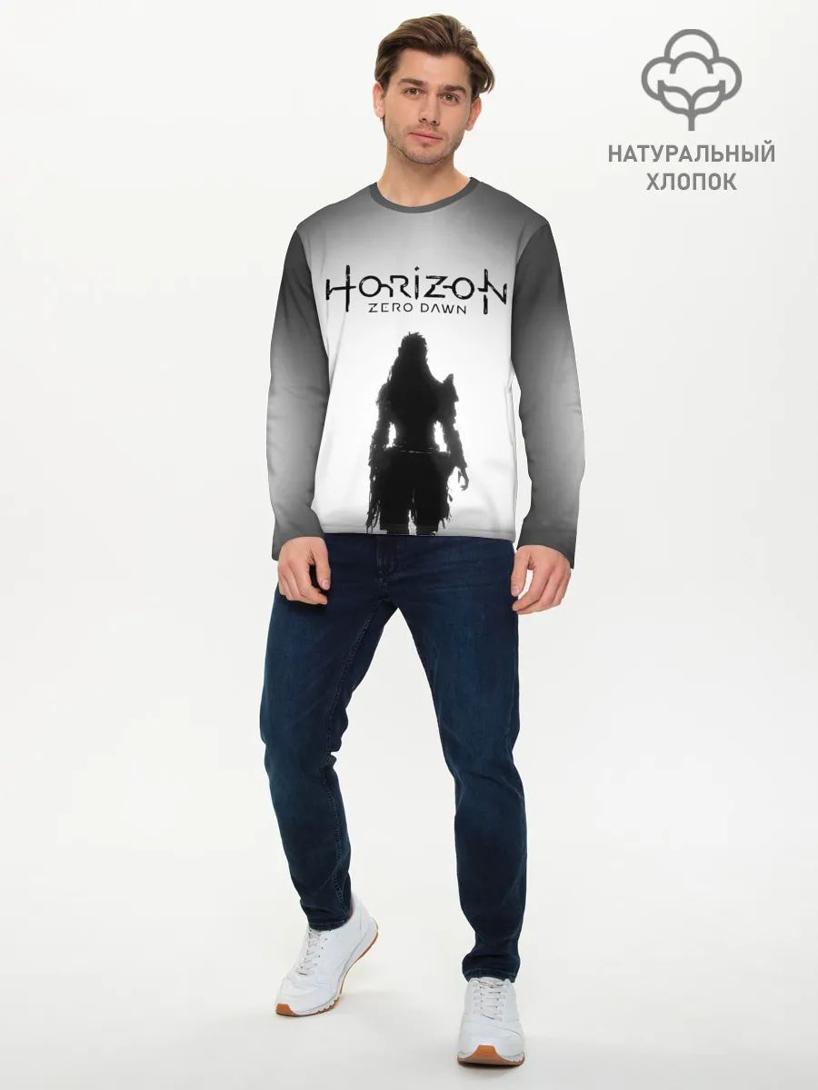 Мужской лонгслив базовый / Horizon Zero Dawn
