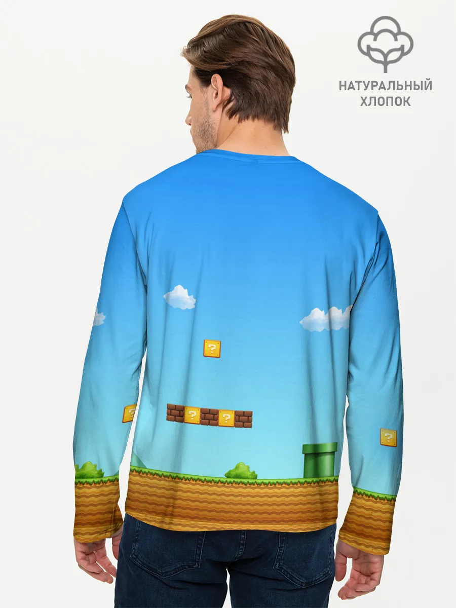 Мужской лонгслив базовый / Mario