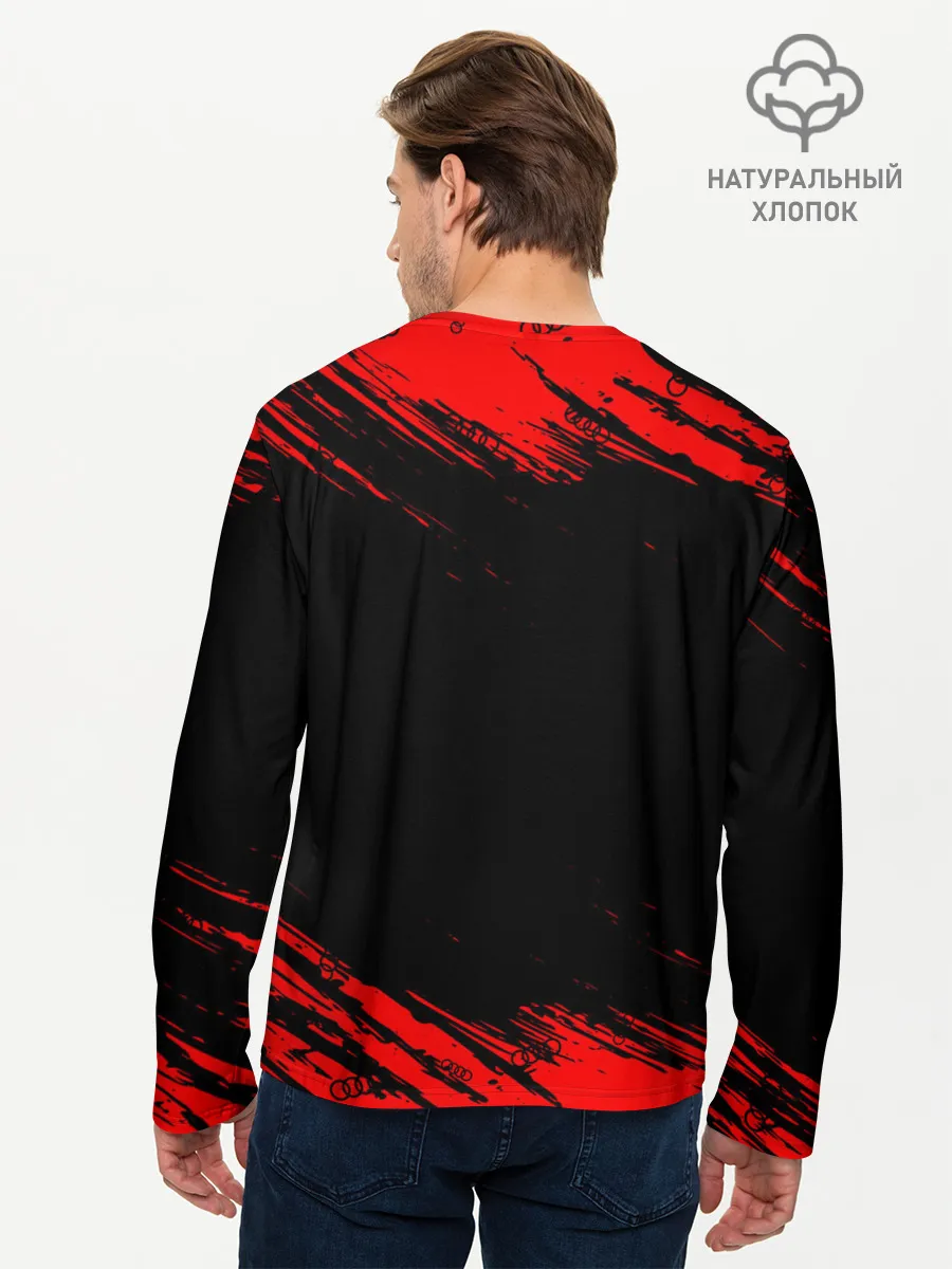 Мужской лонгслив базовый / AUDI / АУДИ