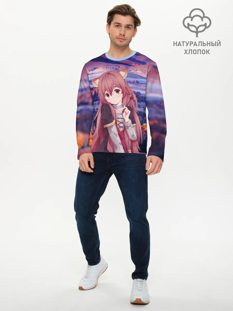 Мужской лонгслив базовый / Рафталия