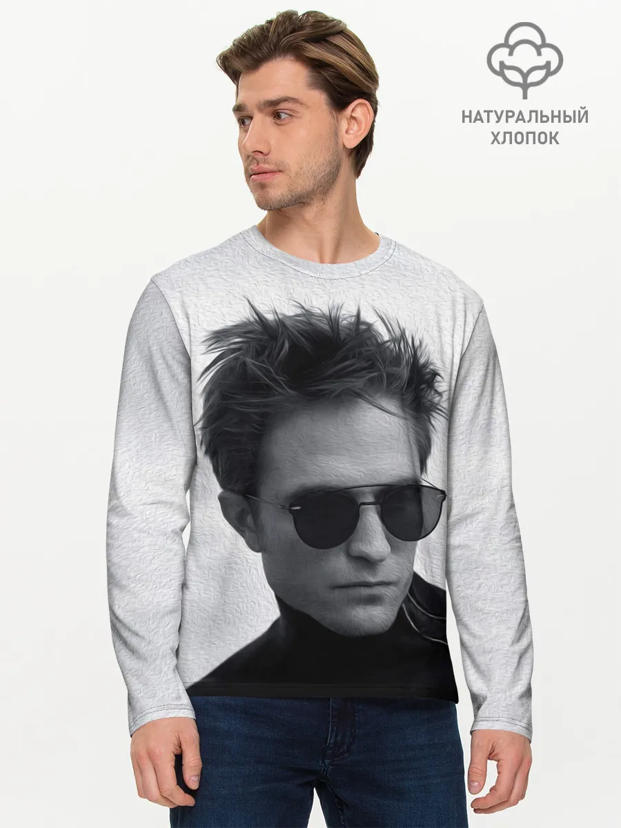 Мужской лонгслив базовый / ROBERT PATTINSON
