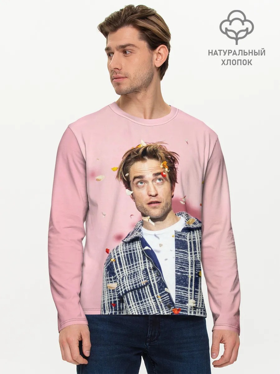 Мужской лонгслив базовый / ROBERT PATTINSON