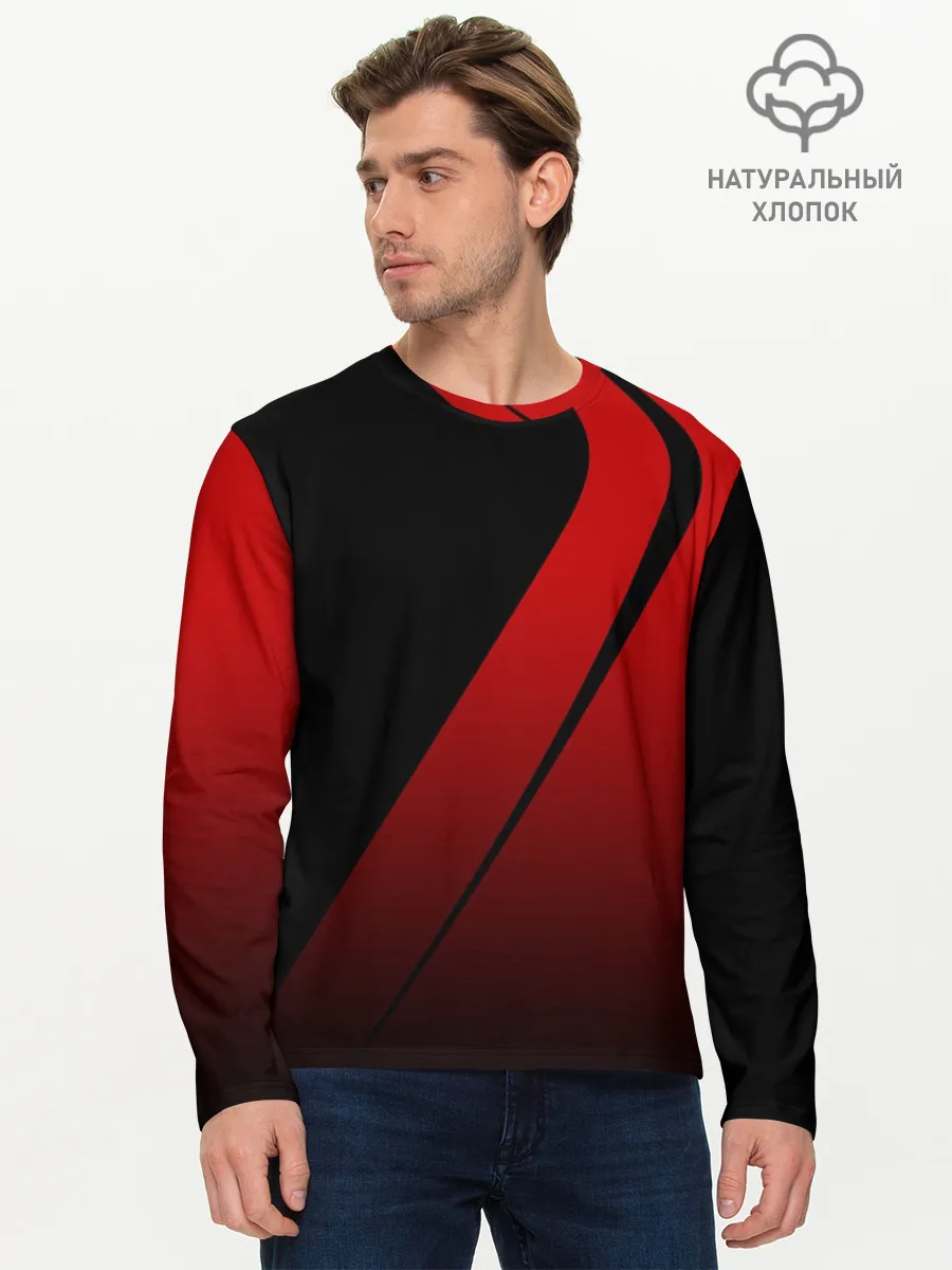 Мужской лонгслив базовый / SPORT WEAR