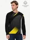 Мужской лонгслив базовый / SPORT WEAR YELLOW