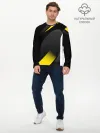 Мужской лонгслив базовый / SPORT WEAR YELLOW