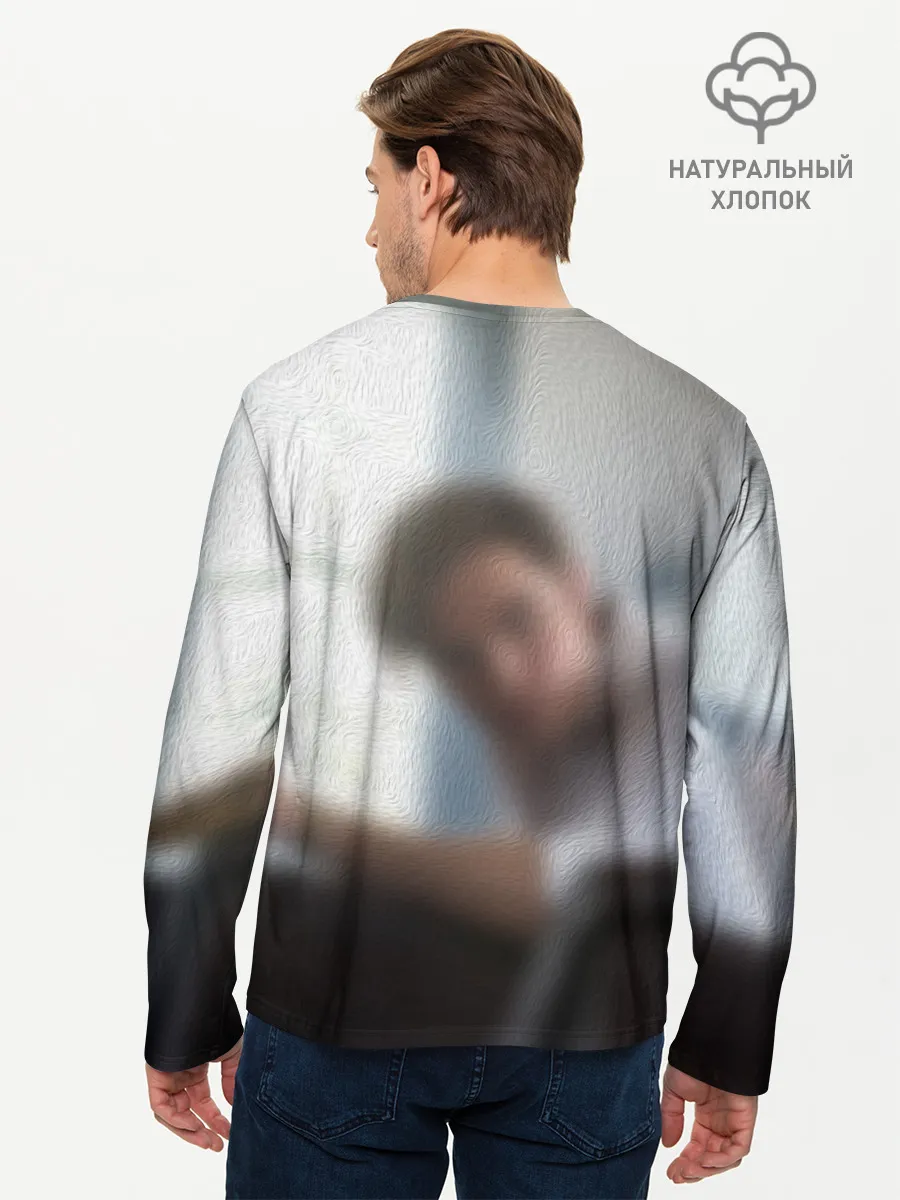 Мужской лонгслив базовый / Роберт Паттинсон