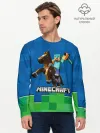 Мужской лонгслив базовый / Minecraft / Майнкрафт