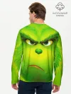 Мужской лонгслив базовый / Гринч 3D/ The Grinch