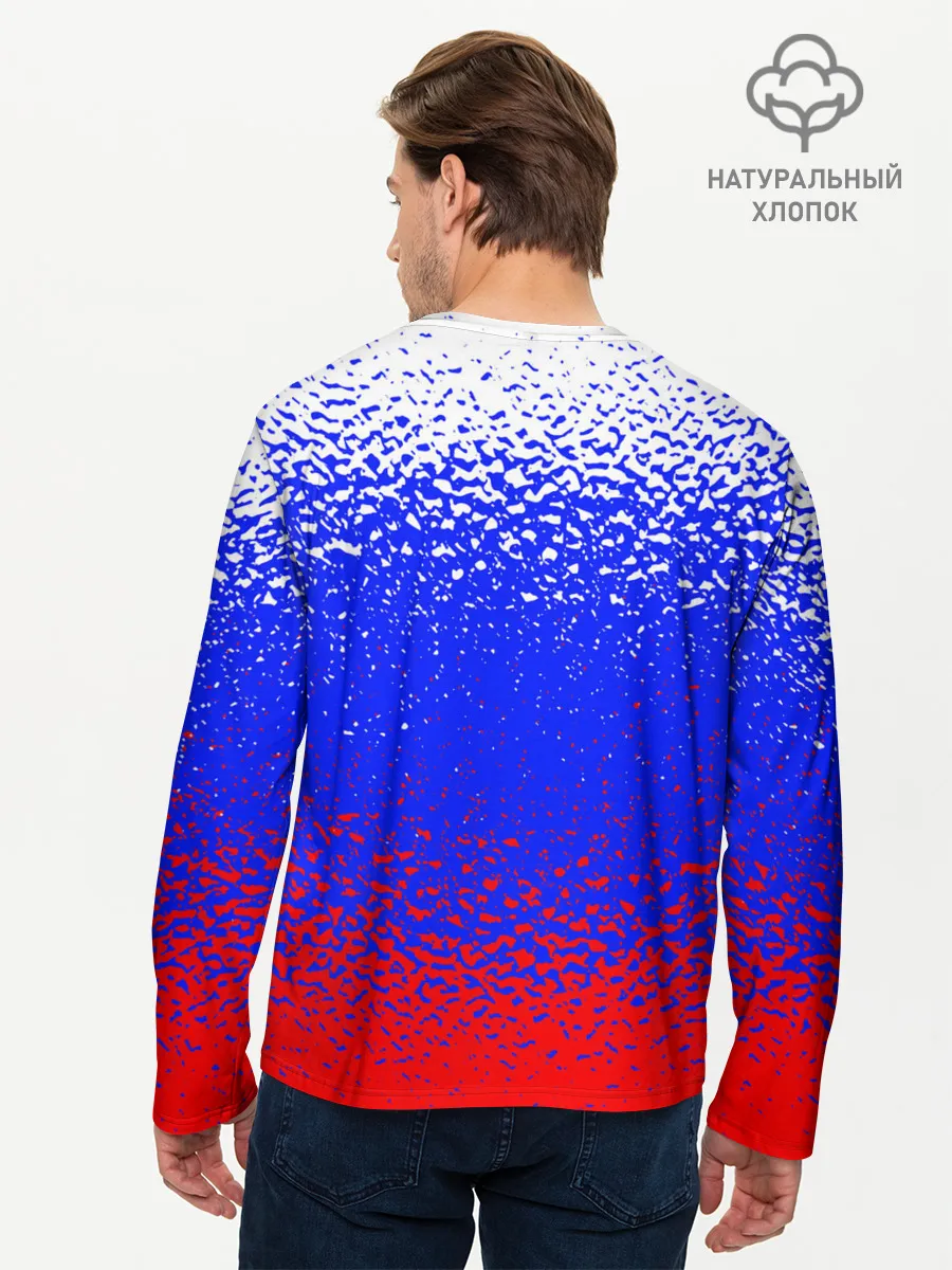 Мужской лонгслив базовый / Текстура.