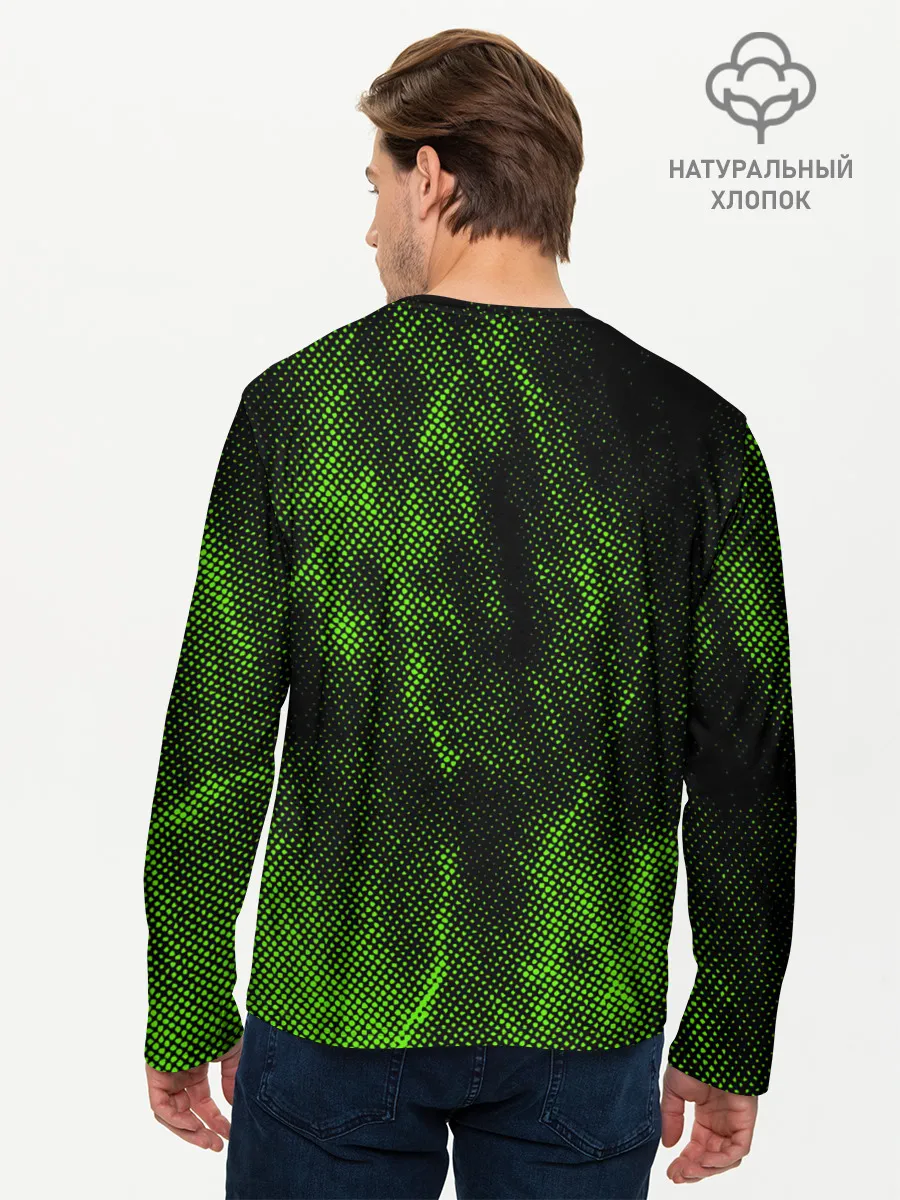 Мужской лонгслив базовый / Текстура.