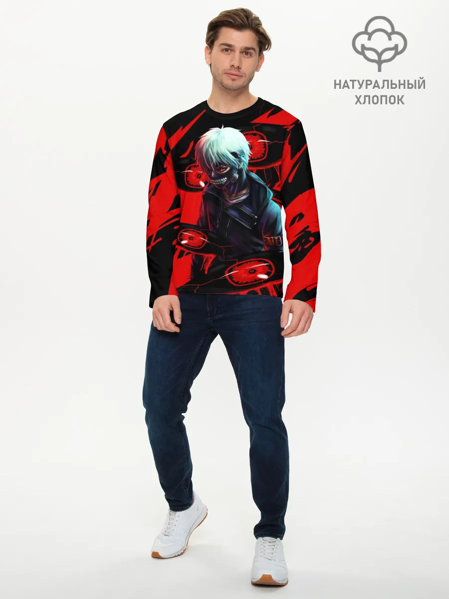 Мужской лонгслив базовый / Канеки Кен