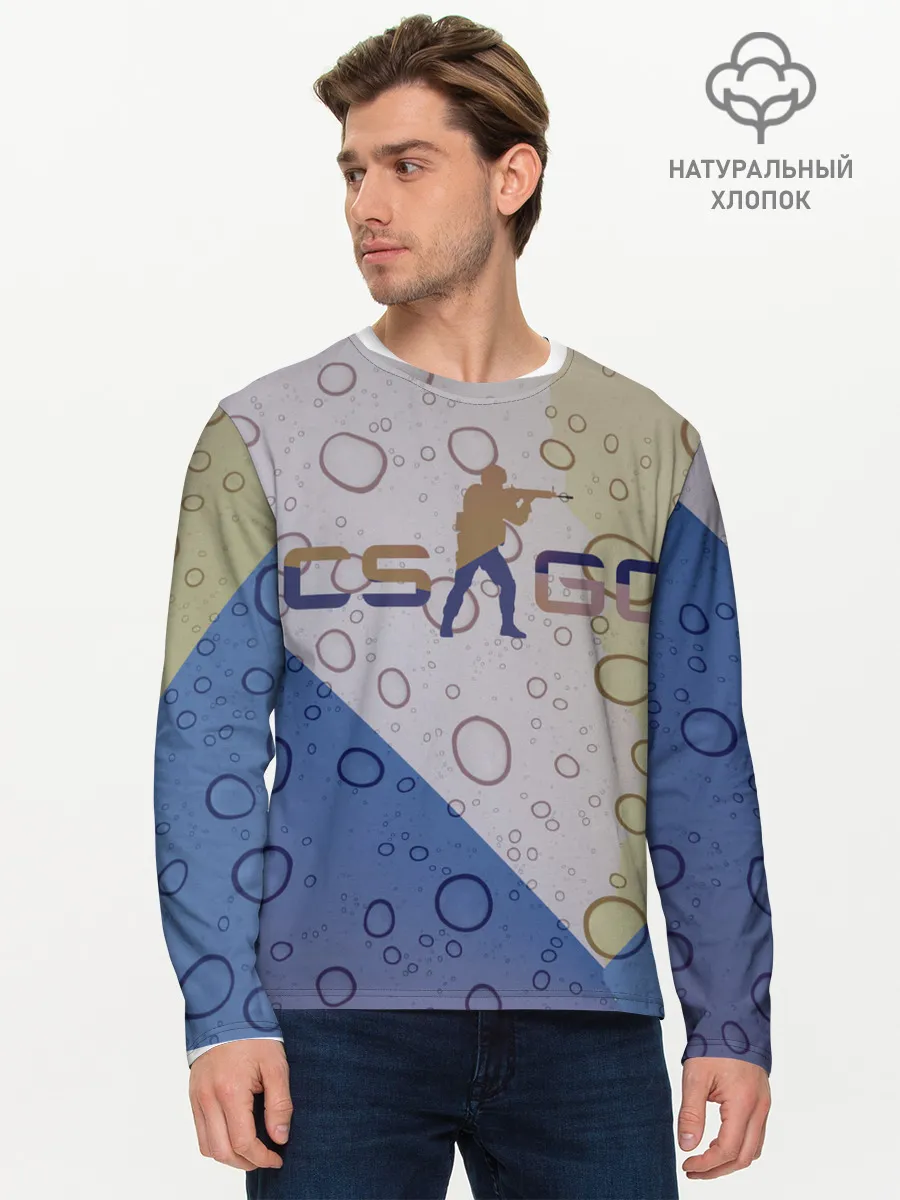 Мужской лонгслив базовый / CS GO