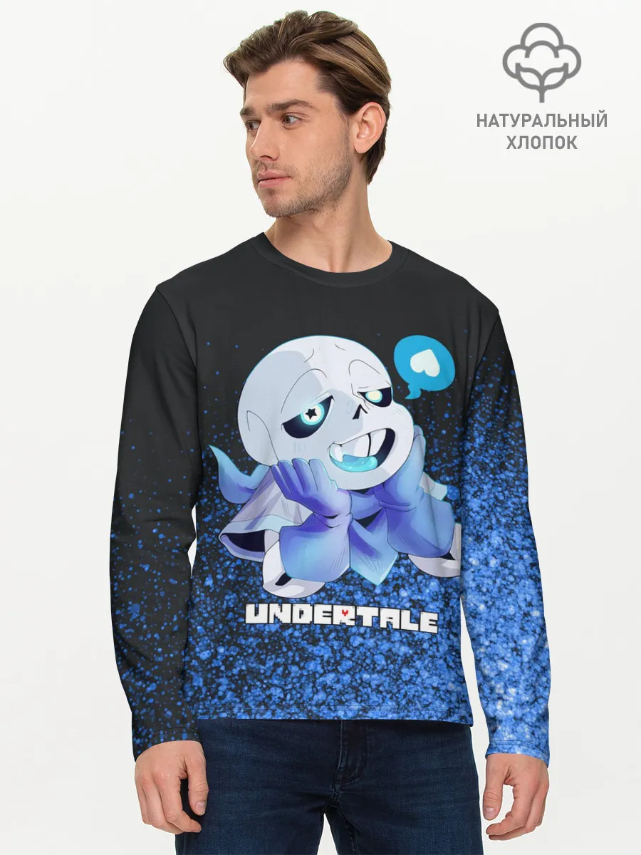 Мужской лонгслив базовый / UNDERTALE