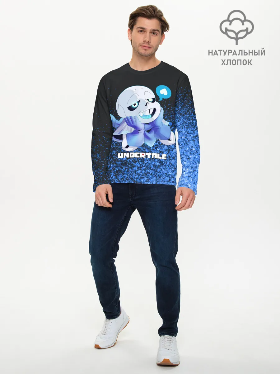 Мужской лонгслив базовый / UNDERTALE