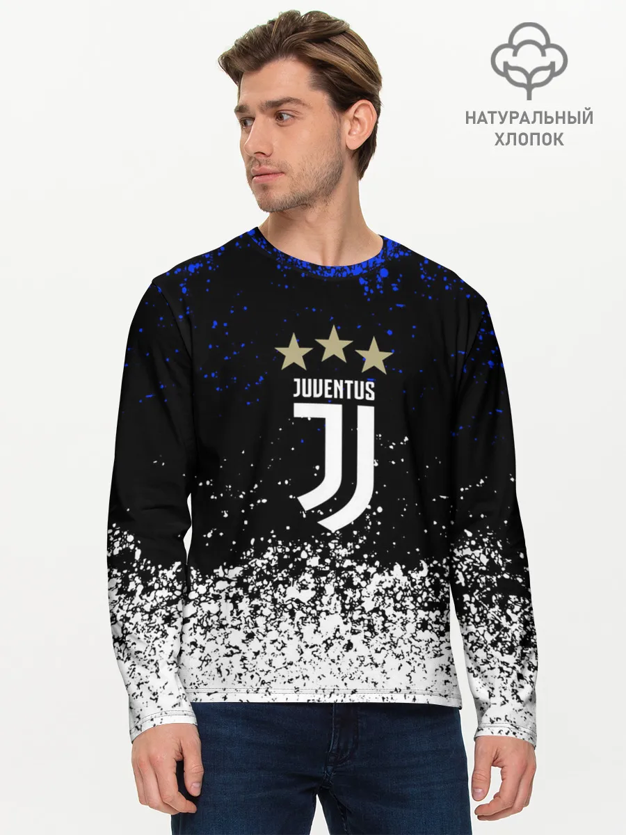 Мужской лонгслив базовый / JUVENTUS.