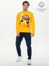 Мужской лонгслив базовый / Pikachu Pika Pika