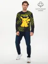 Мужской лонгслив базовый / Pikachu Pika Pika