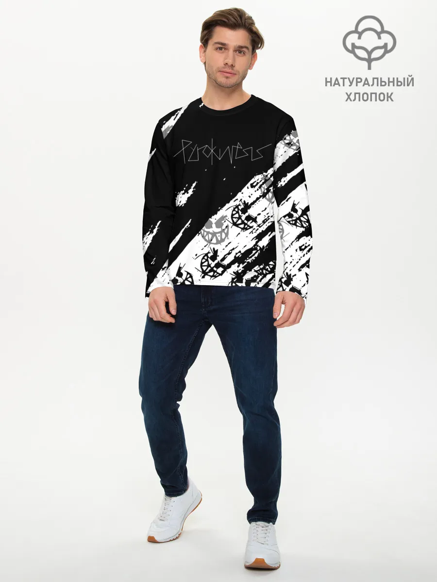 Мужской лонгслив базовый / PYROKINESIS.