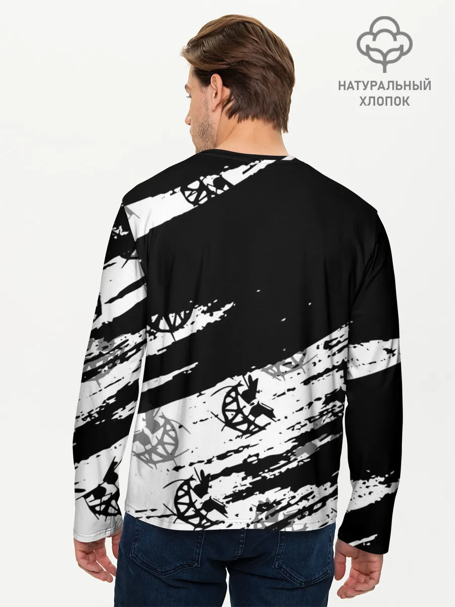 Мужской лонгслив базовый / PYROKINESIS.