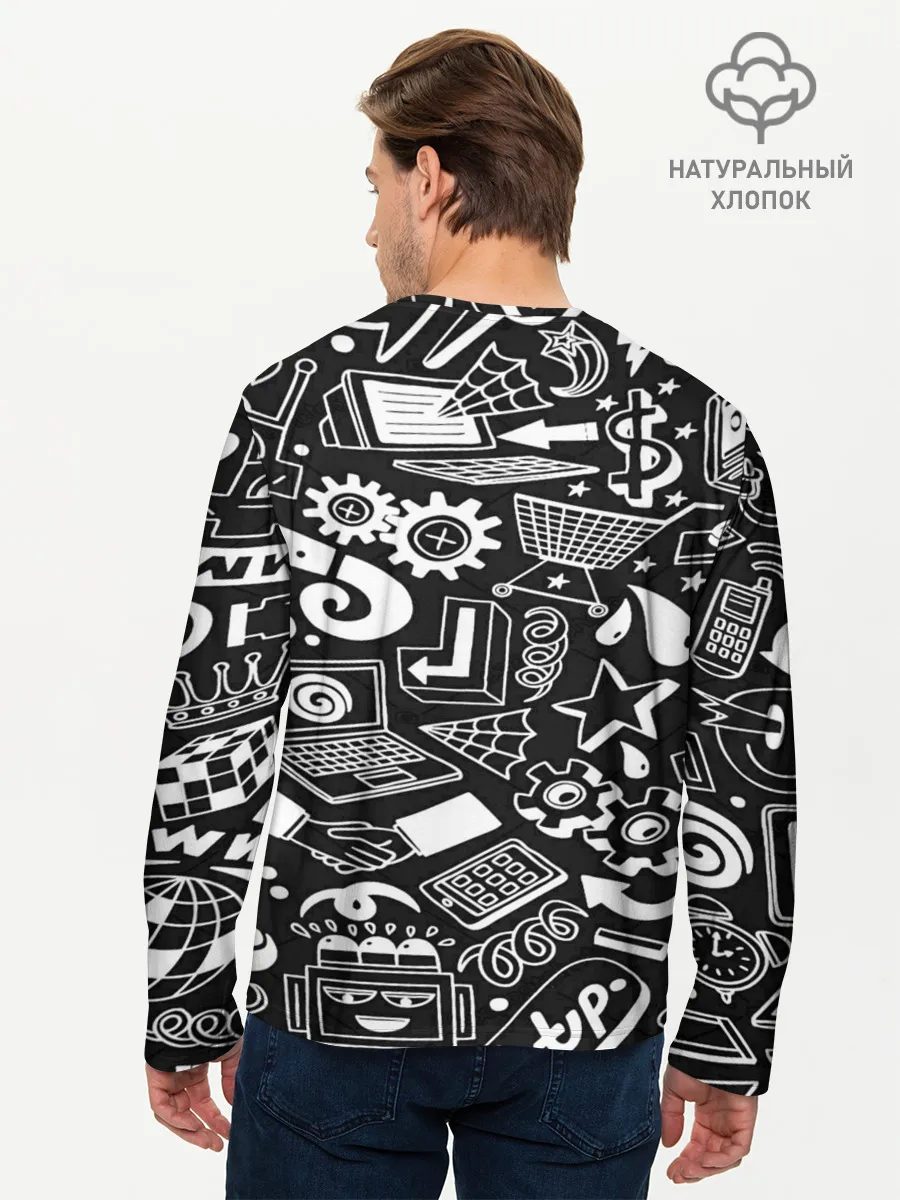 Мужской лонгслив базовый / ПРОГРАММИСТЫ