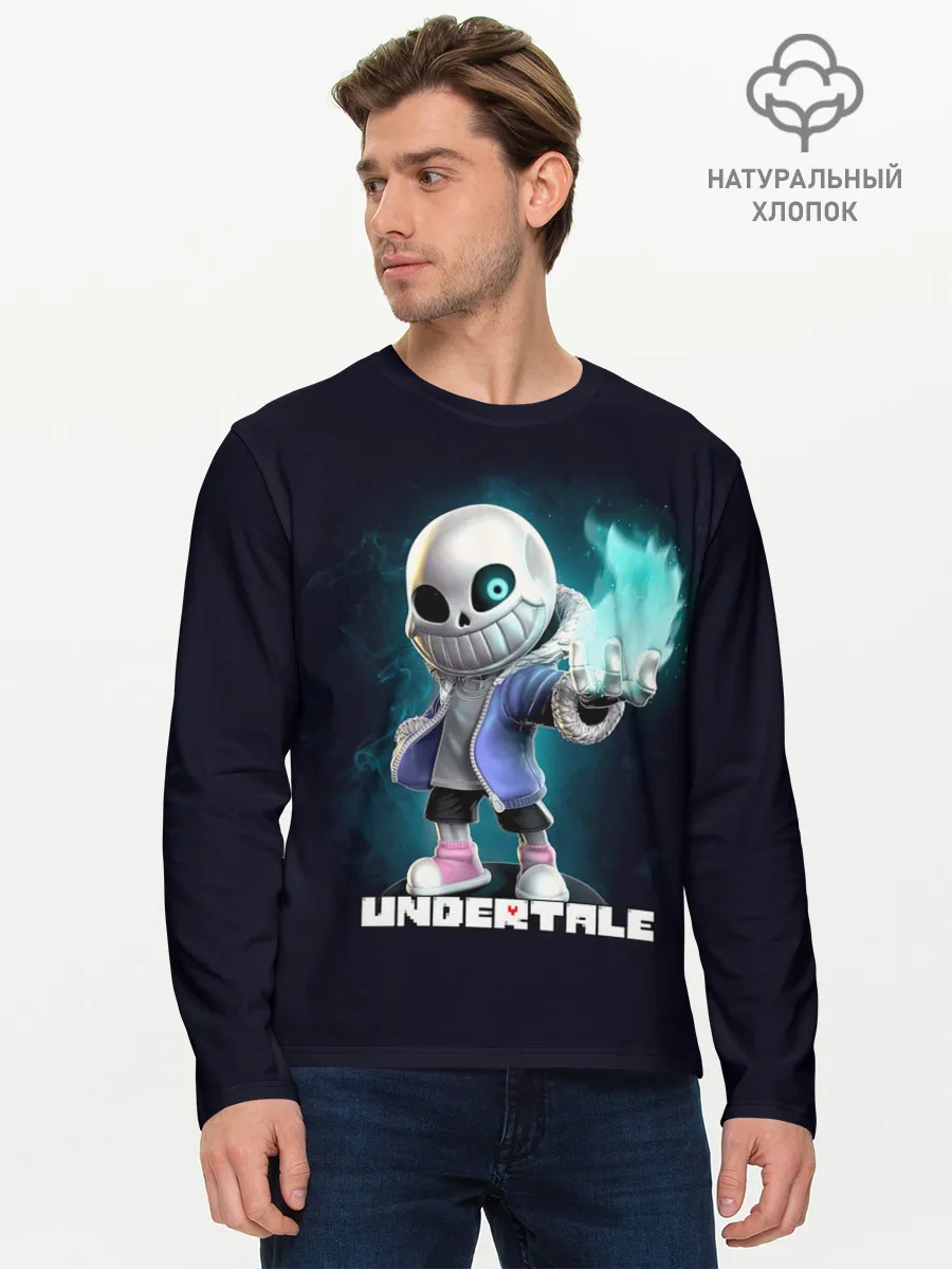 Мужской лонгслив базовый / UNDERTALE