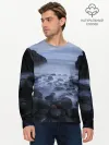Мужской лонгслив базовый / Горные породы