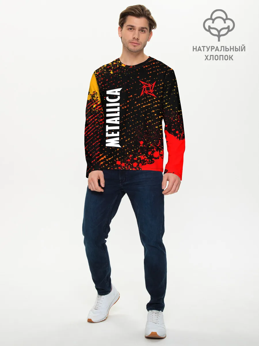 Мужской лонгслив базовый / METALLICA / МЕТАЛЛИКА