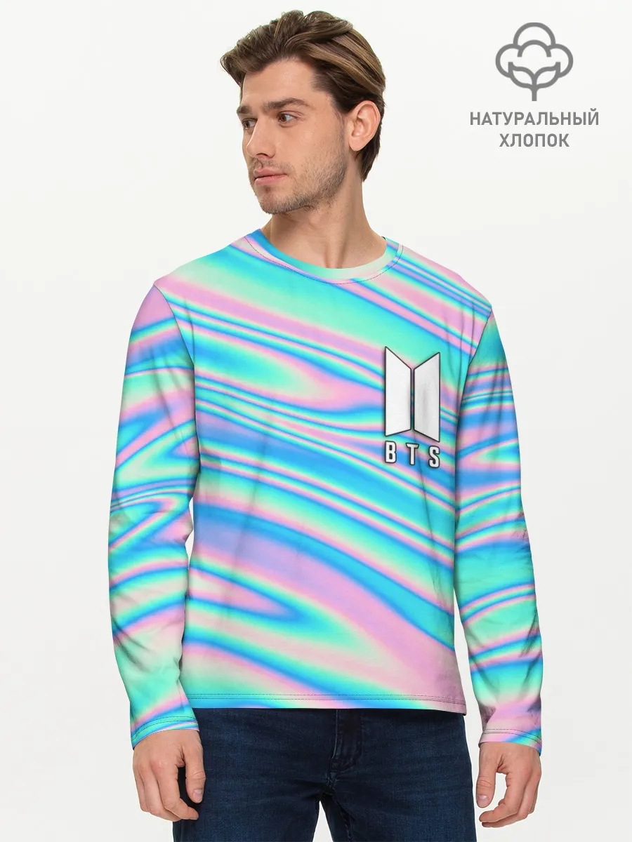 Мужской лонгслив базовый / BTS