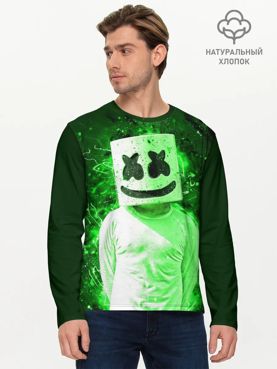 Мужской лонгслив базовый / MARSHMELLO