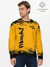 Мужской лонгслив базовый / Pikachu black&yellow