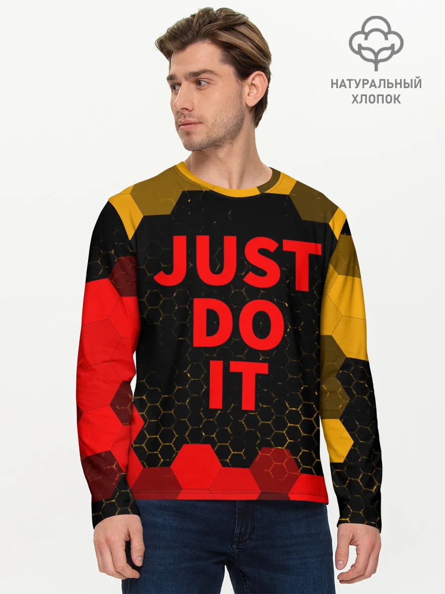 Мужской лонгслив базовый / JUST DO IT