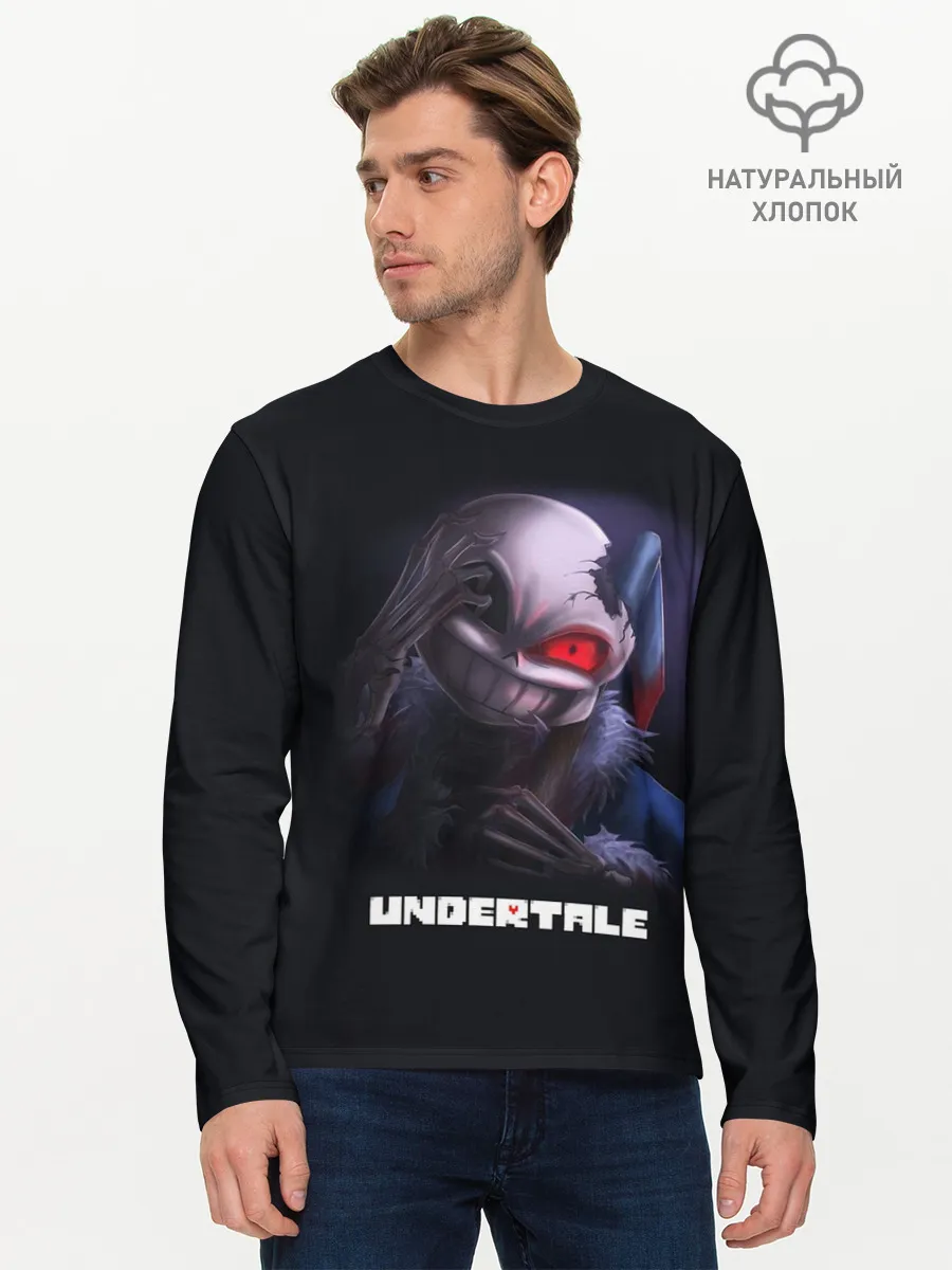 Мужской лонгслив базовый / UNDERTALE