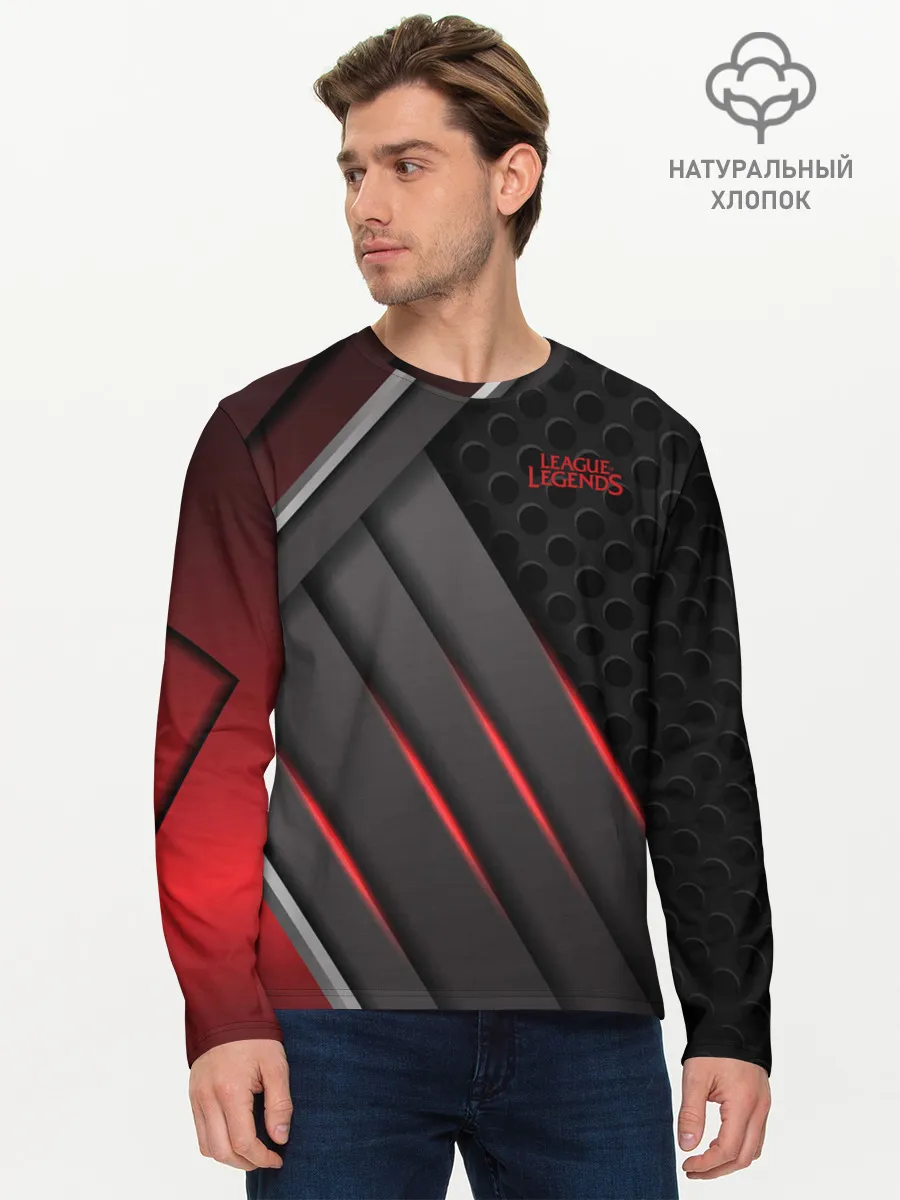 Мужской лонгслив базовый / League of Legends