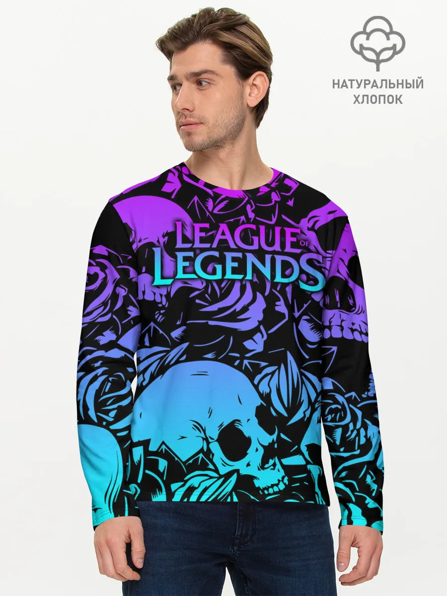 Мужской лонгслив базовый / League of Legends