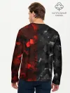 Мужской лонгслив базовый / HONDA | RedBlack