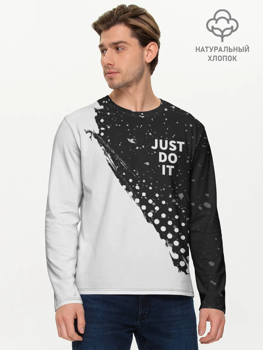 Мужской лонгслив базовый / JUST DO IT