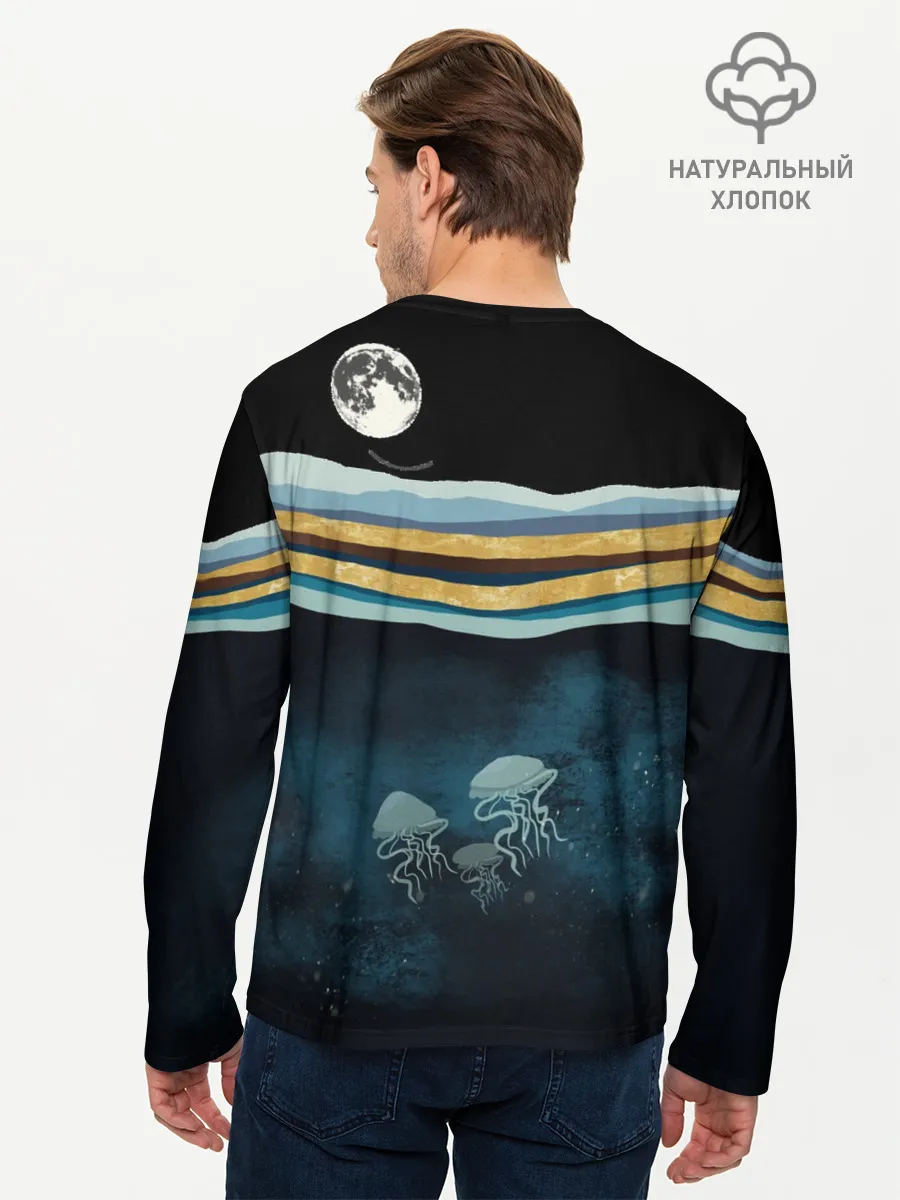 Мужской лонгслив базовый / Кит