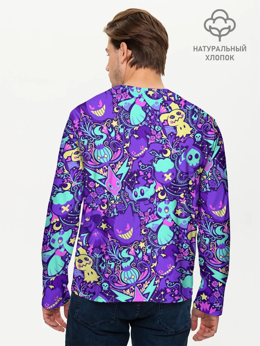 Мужской лонгслив базовый / Сумеречные монстрики