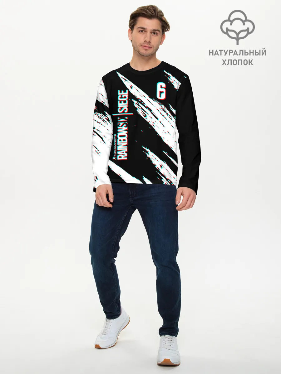 Мужской лонгслив базовый / RAINBOW SIX SIEGE.
