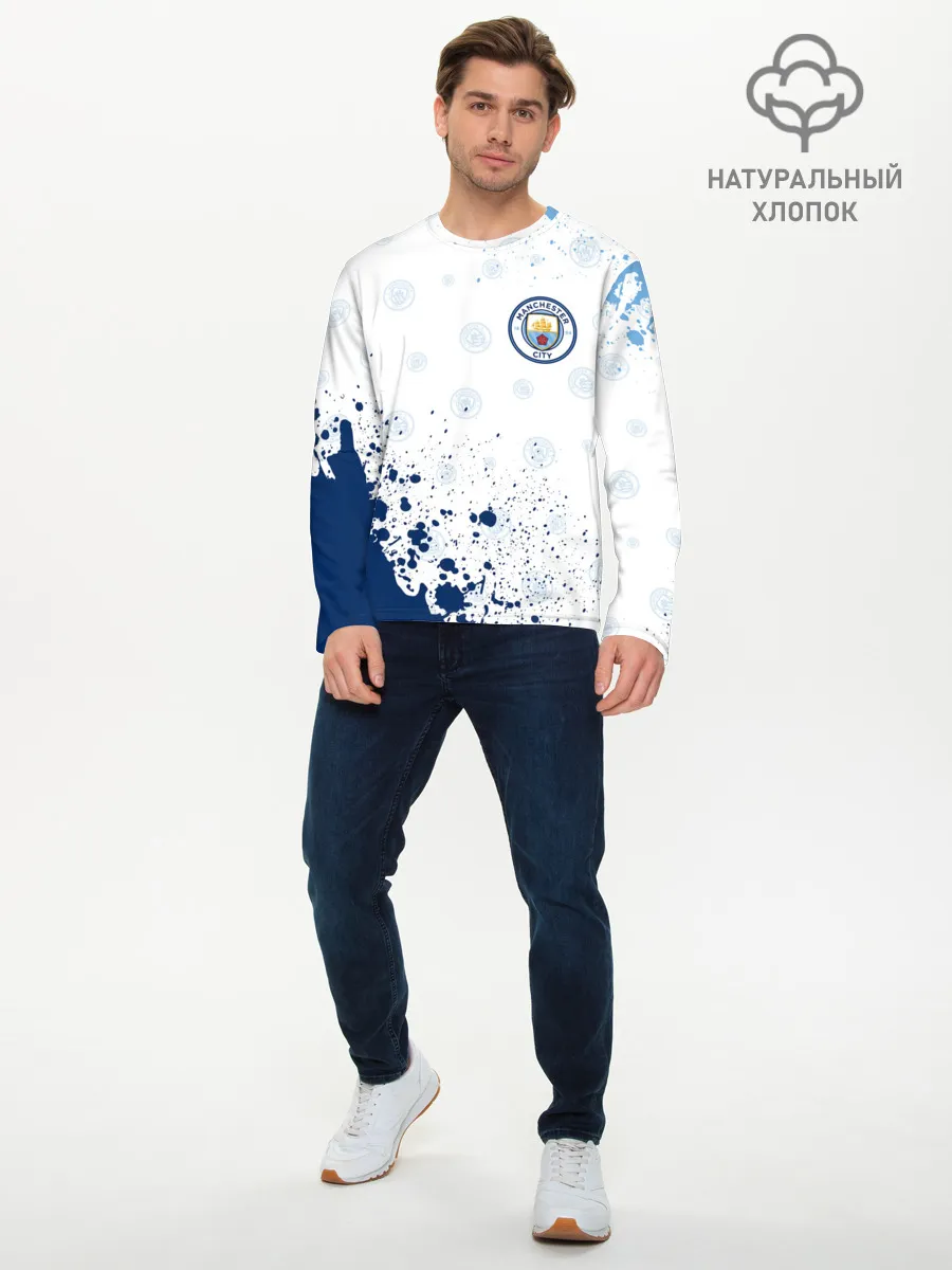 Мужской лонгслив базовый / MANCHESTER CITY Манчестер Сити