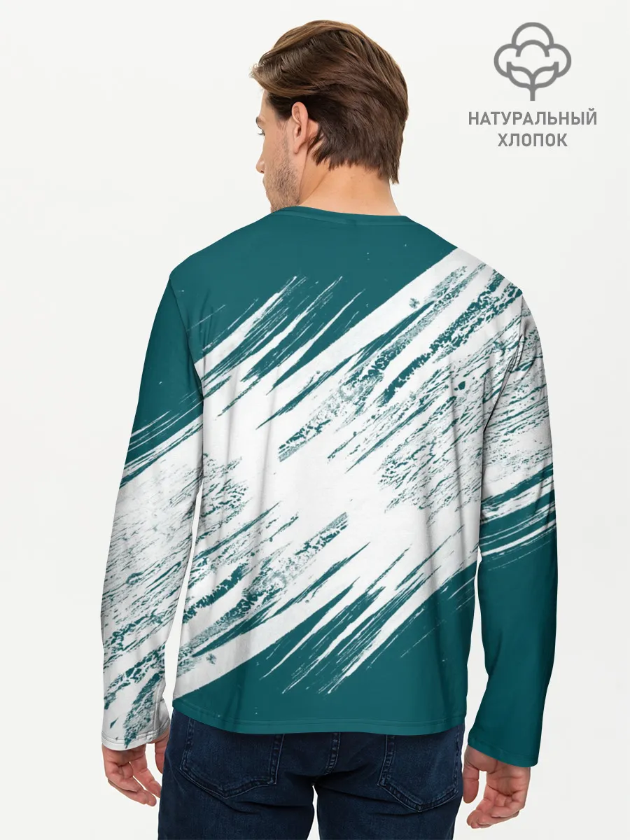 Мужской лонгслив базовый / Сан-Хосе Шаркс