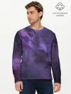 Мужской лонгслив базовый / Космос