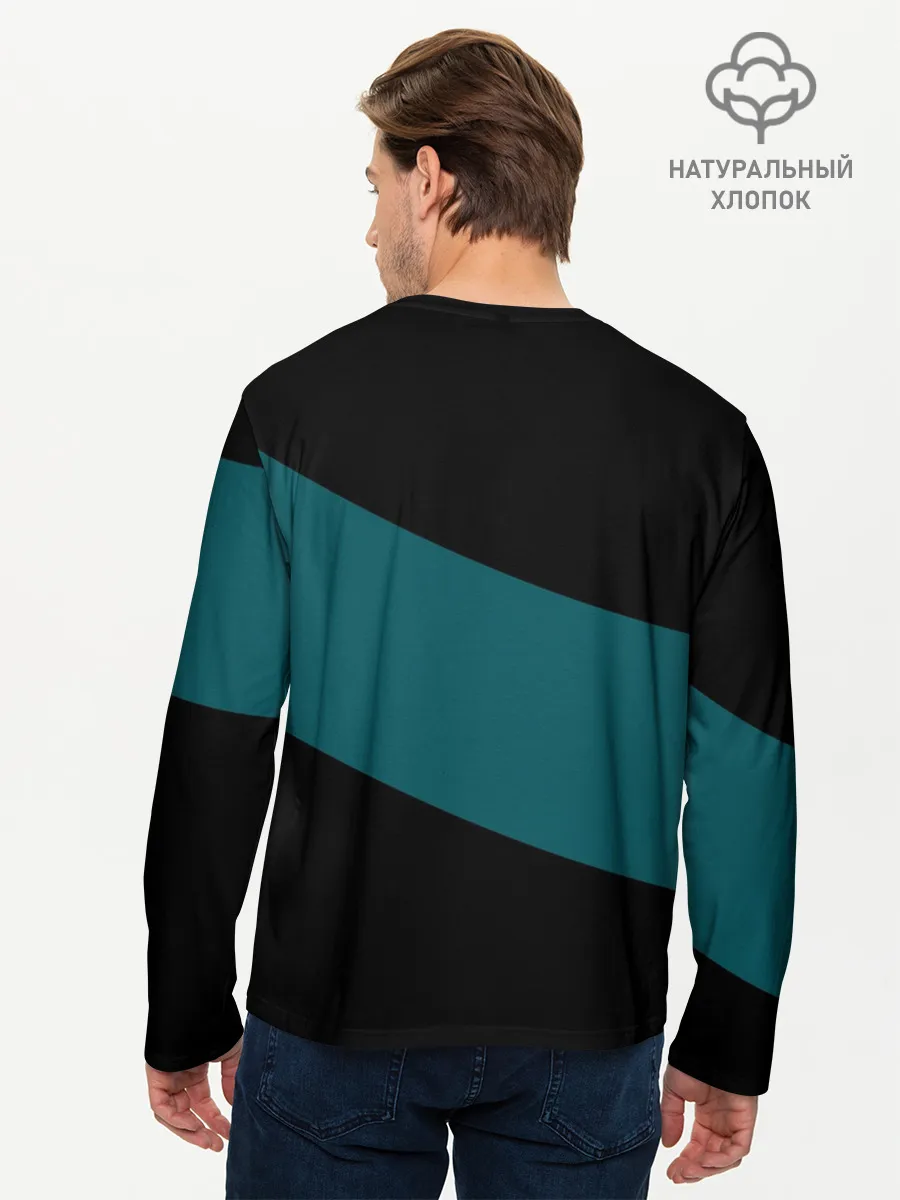 Мужской лонгслив базовый / Сан-Хосе Шаркс