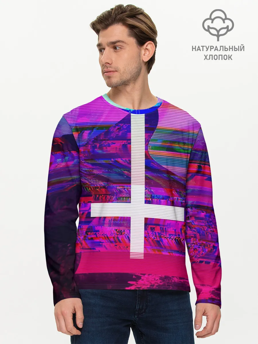 Мужской лонгслив базовый / Cross