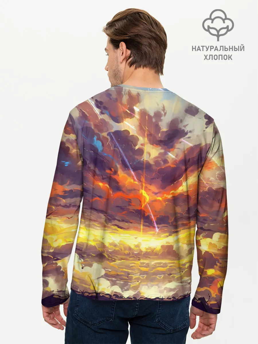 Мужской лонгслив базовый / ТВОЕ ИМЯ