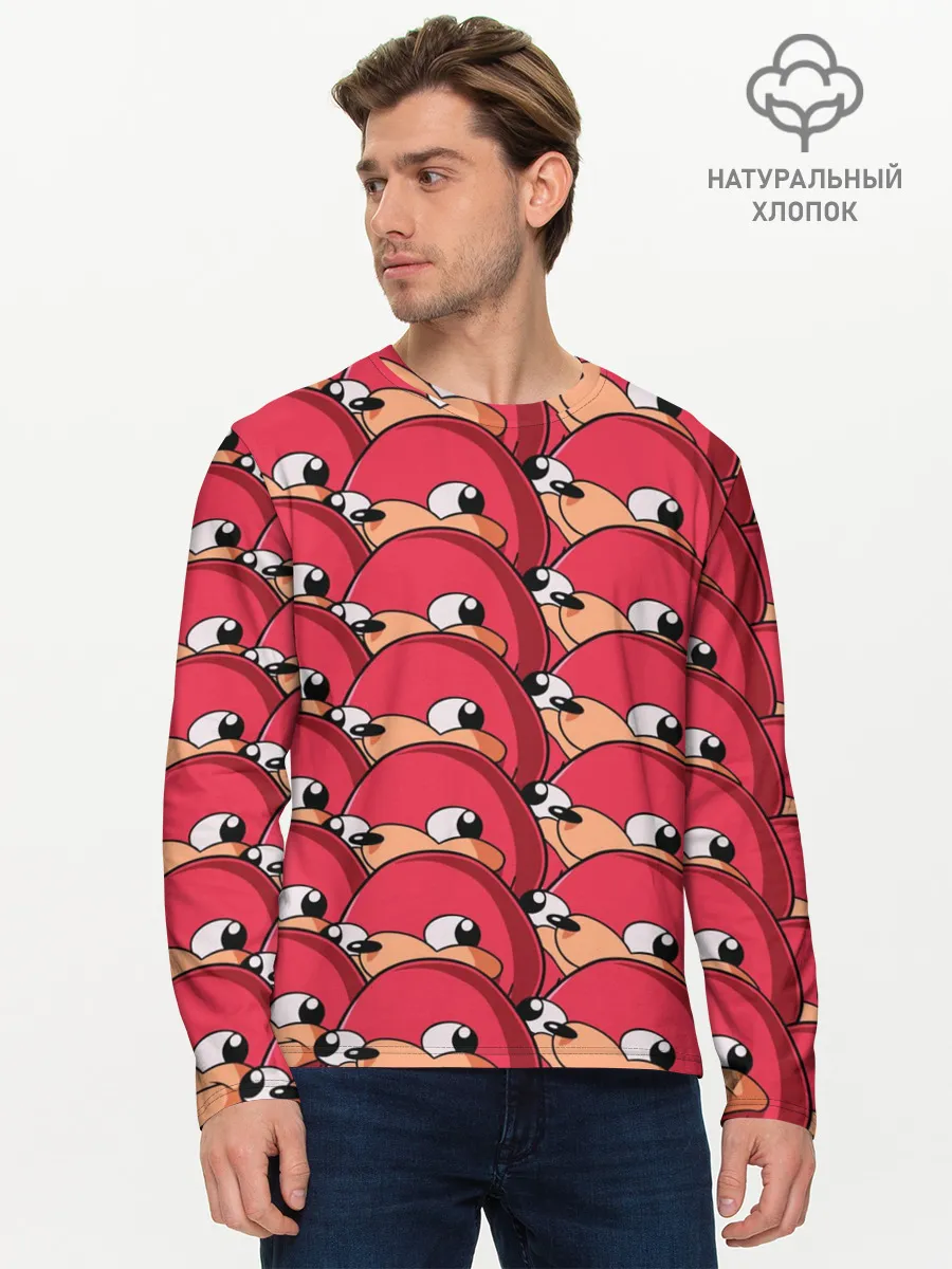 Мужской лонгслив базовый / Knuckles