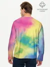 Мужской лонгслив базовый / Tie-Dye